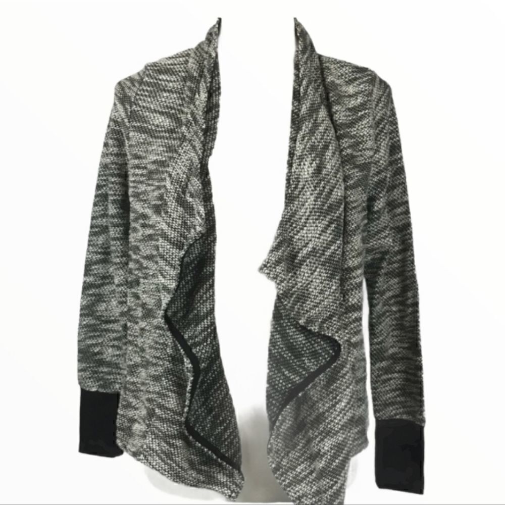 EUC JANET CHUNG WATERFALL OPEN FRONT CARDIGAN/SHRUG SZ. S